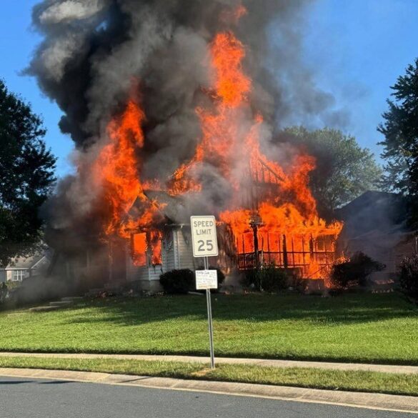 Six dead including four children in devastating maryland house fire - photo licensed by shore news network.