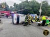 Minor injuries reported in gloucester township rollover crash