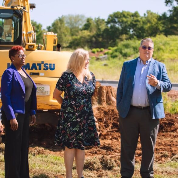 Construction underway on new pavilion at somerset county senior wellness center - photo licensed by shore news network.
