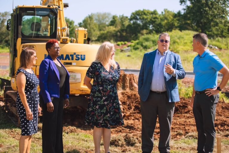 Construction underway on new pavilion at somerset county senior wellness center - photo licensed by shore news network.