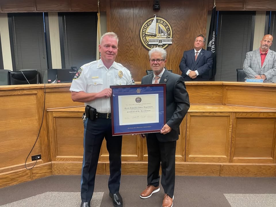 Brick Township police earn re-accreditation for fourth time