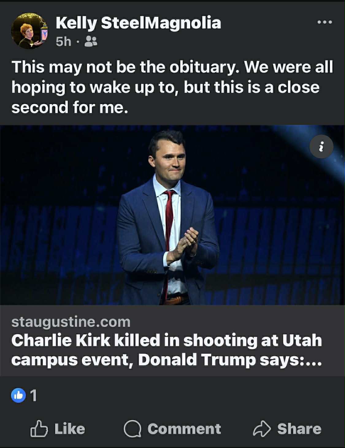 Florida teacher sparks outrage after celebrating Charlie Kirk’s death on Facebook
