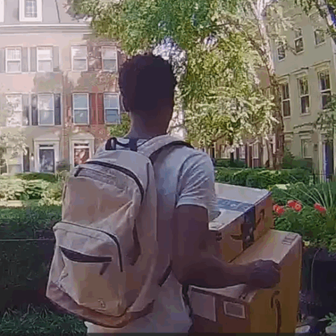 Porch pirate on the loose in dc after five thefts in one month - photo licensed by shore news network.