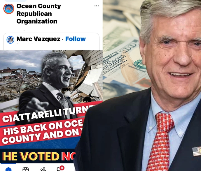 Democrat Lobbyist, Ocean County GOP Chairman George Gilmore's Anti-Ciattarelli Posts Scrubbed from Facebook