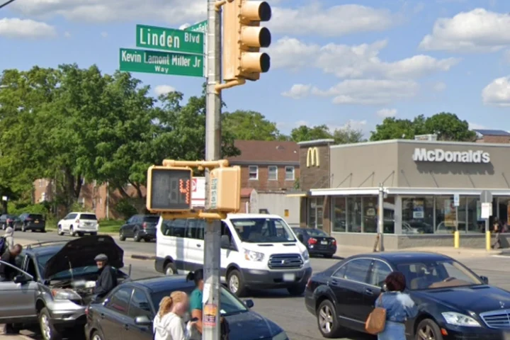 According to police, the violence erupted around 8:21 a.m. Monday outside 208-15 Linden Boulevard, when the gunman allegedly approached the young victim and opened fire, striking him in the head.