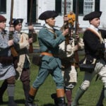 Revolutionary war reenactment, june 29 New Jersey , Monmouth battlefield park.