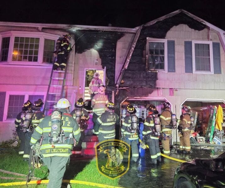 Caught on Camera: Neighbor Saves Toms River Family from Burning House