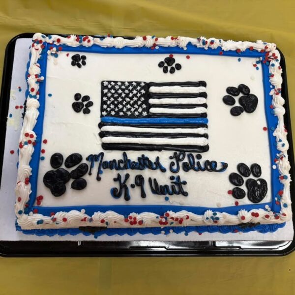 Manchester police host first-ever K-9 “Pawsta Dinner” fundraiser
