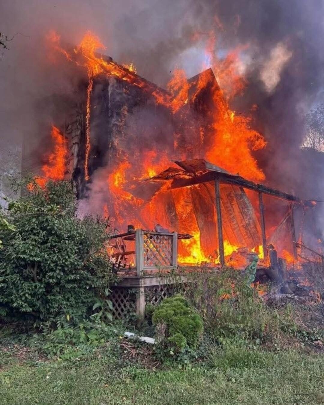 Fatal three-alarm blaze tears through Corriganville home, kills woman