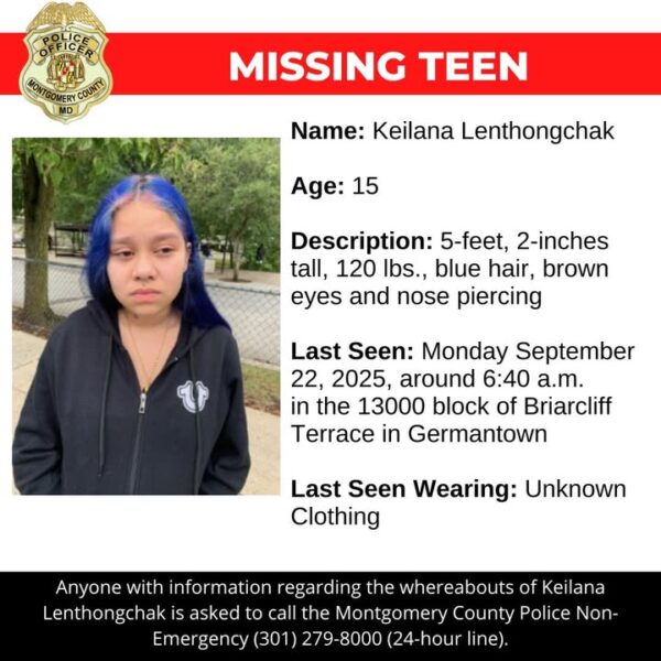 Cops searching for girl 15 missing from Germantown street