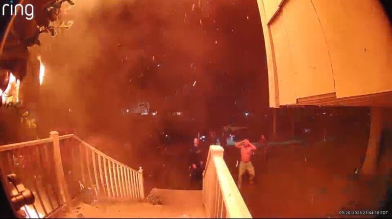 Caught on Camera: Neighbor Saves Toms River Family from Burning House