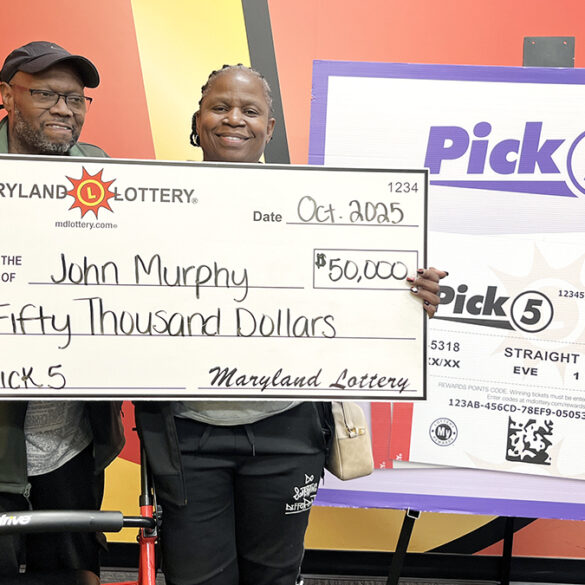 License plate leads d. C. Man to $50k lottery windfall - photo licensed by shore news network.