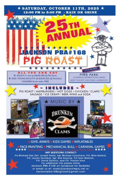Jackson PBA to host 25th annual pig roast with food, music and family fun