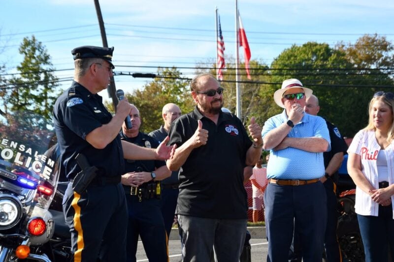 Mayor honors Bensalem police for excellence at Fall Festival Mayor honors Bensalem police for excellence at Fall Festival