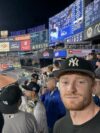 Former yankee clint frazier joins bleacher creatures as yankees roar back in game 3 win