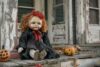 Haunted halloween doll