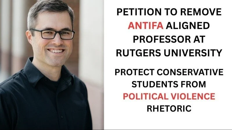 Rutgers students protest professor nicknamed "Dr. Antifa", call for review of campus safety policies