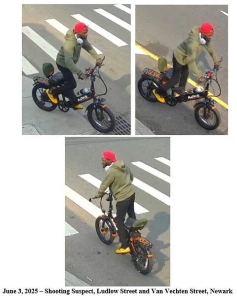 Newark e-bike shooting suspect sought by cops