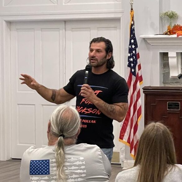 Chris pollak for jackson council accused of impersonating young girl online in twisted revenge plot against superhero book author - photo licensed by shore news network.