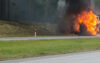Tractor trailer fire - file photo not from reported incident.