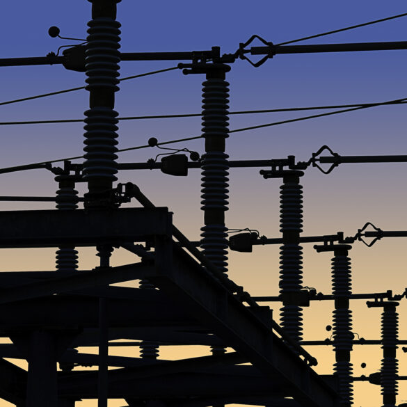 Electrical grid, power station - file photo