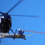 Low flying helicopter expected to raise some eyebrows in middlesex county - photo licensed by shore news network.