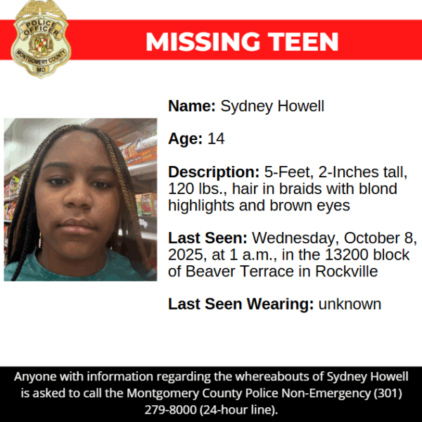 14-year-old girl missing after last seen early morning in Rockville