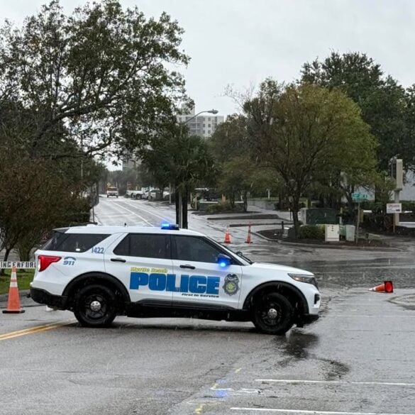 Road closures due to flooding alert issued - photo licensed by shore news network.