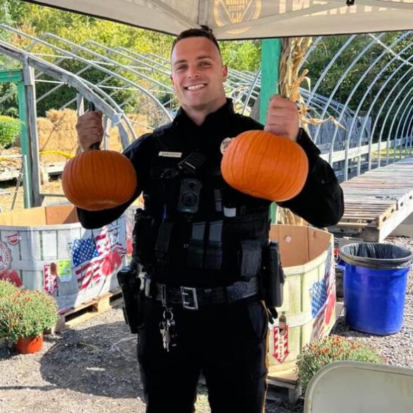 Evesham township officer recognized for drug-related arrests - photo licensed by shore news network.