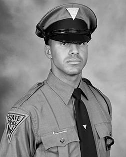 State police rededicate memorial to fallen trooper Anthony Raspa on I-195