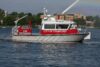 Fire boat rushes to aid boater suffering medical emergency off stamford harbor
