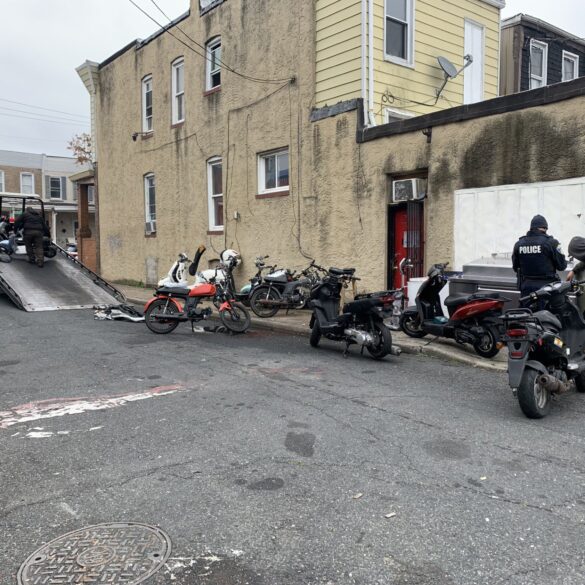 Scooters, guns, and ammo seized in east baltimore raid - photo licensed by shore news network.