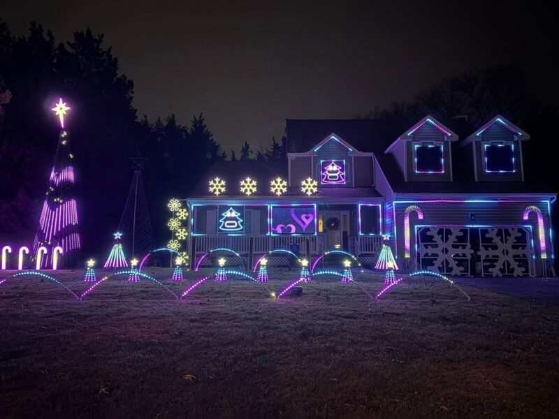 One of jackson’s best holiday light show returns to dazzle residents once again this month - photo licensed by shore news network.