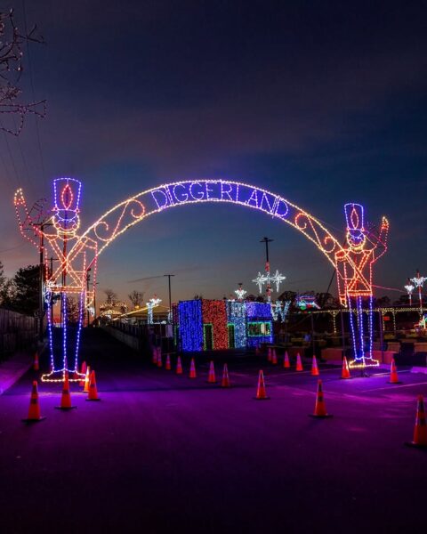 Diggerland lights up the holidays with drive-thru spectacular - photo licensed by shore news network.