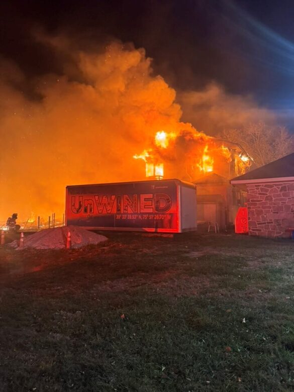 Massive fire destroys Unwined on the Water restaurant in Cecil County