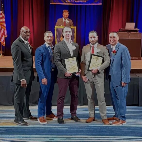 Manchester officers honored with silver medal of valor at state awards - photo licensed by shore news network.