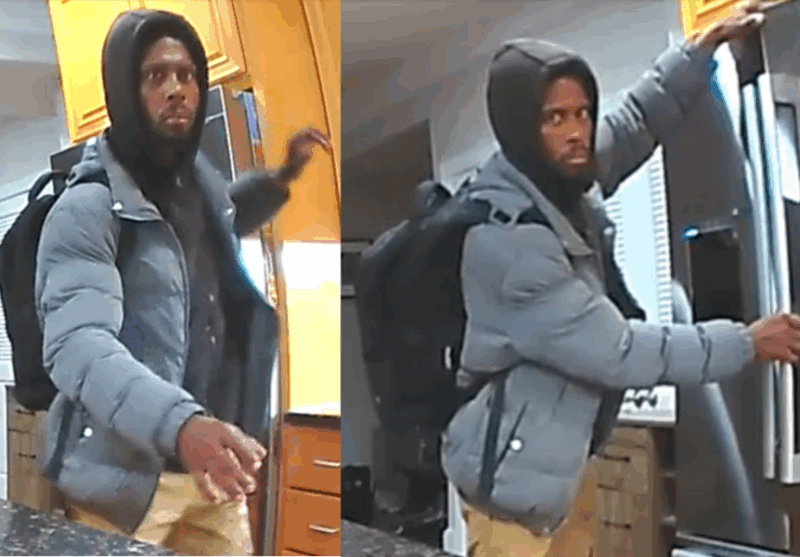 Camera catches dc burglar slipping into unoccupied home before sunrise - photo licensed by shore news network.