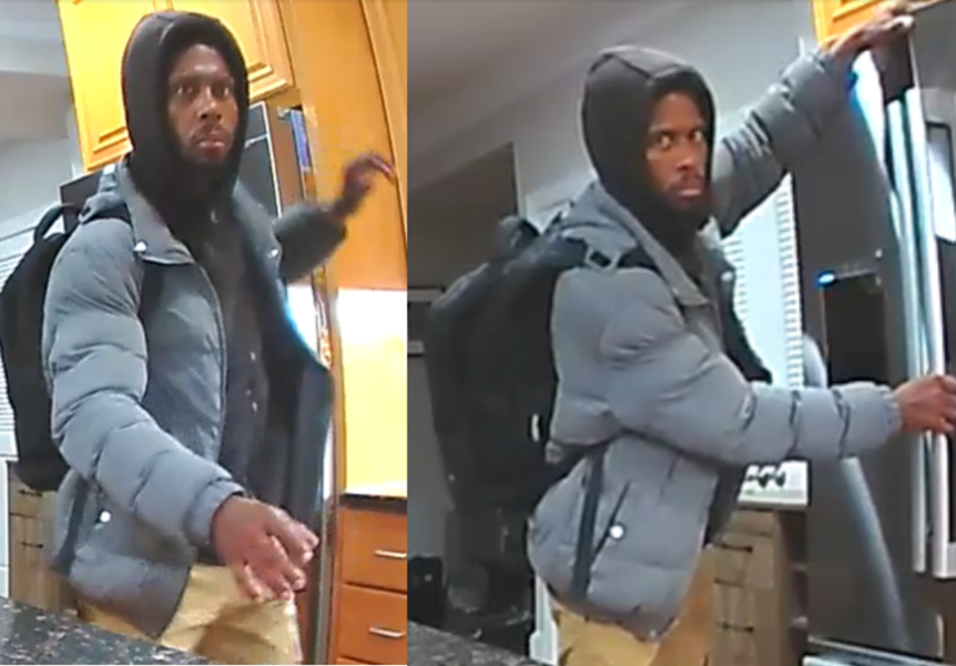 Camera catches dc burglar slipping into unoccupied home before sunrise - photo licensed by shore news network.