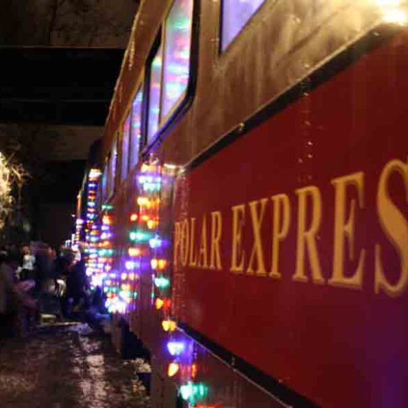 The polar express takes families on a magical christmas ride - photo licensed by shore news network.