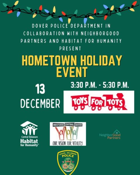 Dover police launch holiday toy drive to brighten season for local children - photo licensed by shore news network.