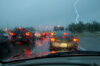 Rainy day traffic - file photo