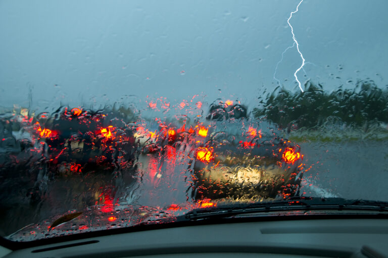 Rainy Day Traffic - File Photo