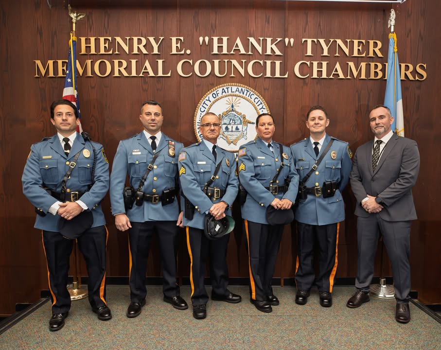 Atlantic City Police promote two officers appoint retired officer to special court role