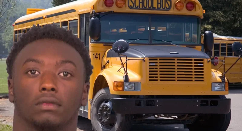 Couple arrested after violent attack against children on school bus - photo licensed by shore news network.