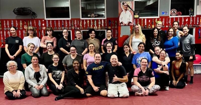 Galloway police team up with taphouse jiu-jitsu for women’s self-defense seminar - photo licensed by shore news network.