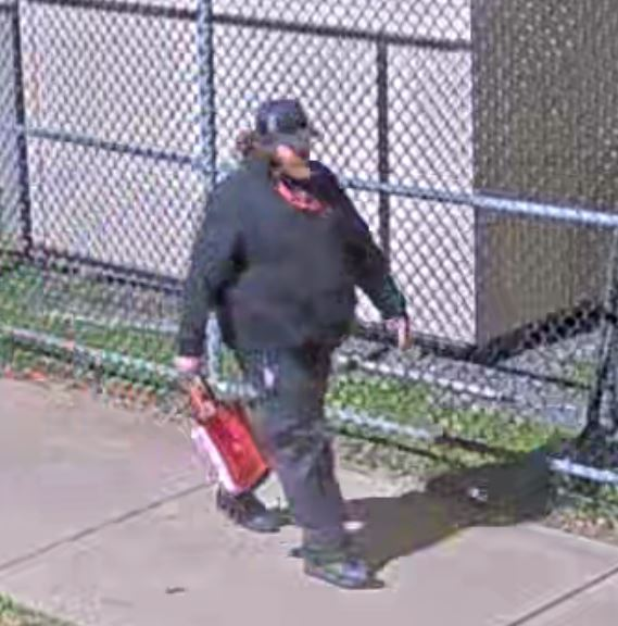 Suspect caught on video stealing bikes at new jersey school - photo licensed by shore news network.