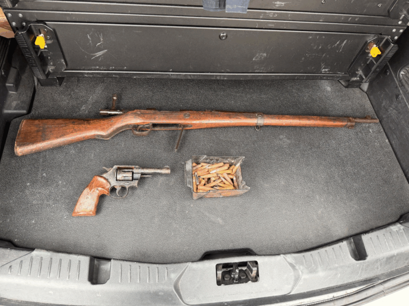 Scooters, guns, and ammo seized in east baltimore raid - photo licensed by shore news network.