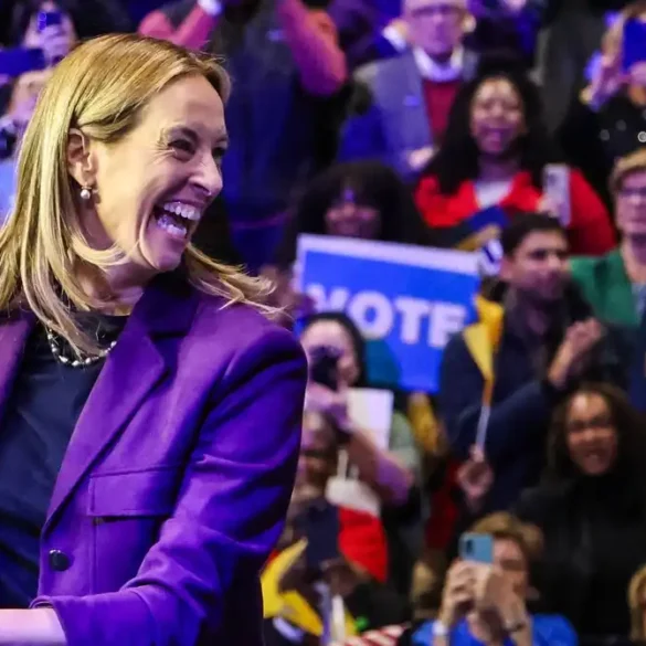 Mikie sherrill elected new jersey’s first democratic woman governor - photo licensed by shore news network.