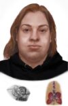 Police release sketch after human remains found on light street