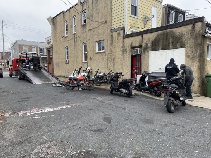 Baltimore police seize stolen scooters and firearms in mcelderry street raid - photo licensed by shore news network.